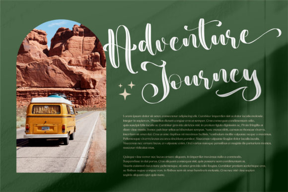 Beauty Nature Font Poster 3