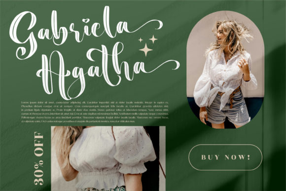 Beauty Nature Font Poster 4