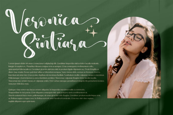 Beauty Nature Font Poster 10