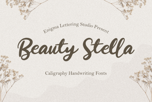 Beauty Stella Font Poster 1