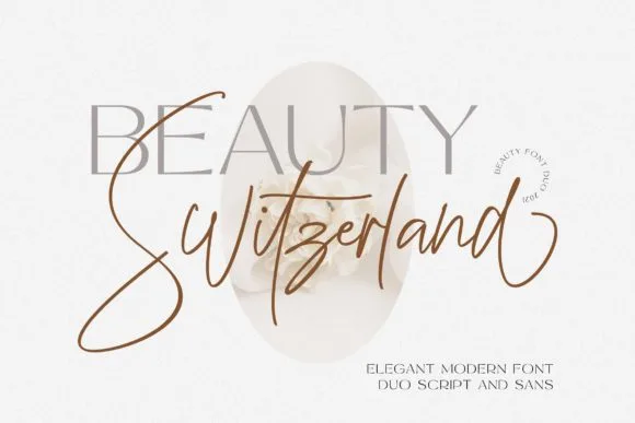 Beauty Switzerland Font Beauty Switzerland Font Poster 1