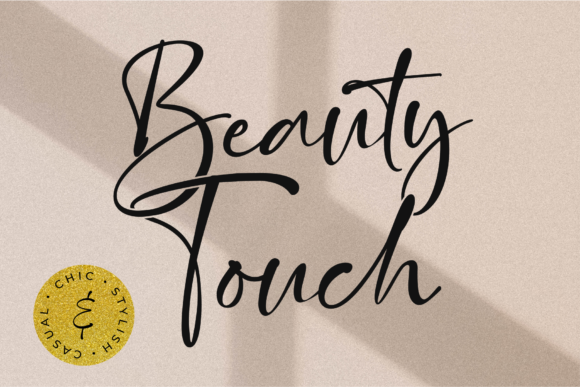 Beauty Touch Font Poster 1