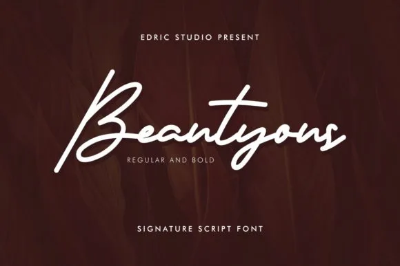 Beautyous Font Beautyous Font Poster 1
