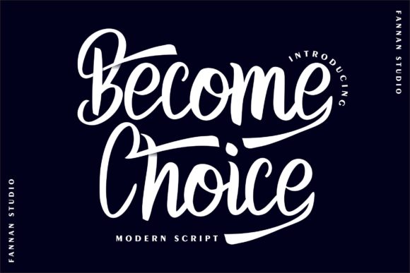 Become Choice Font Poster 1