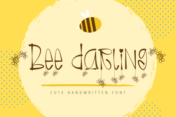 Bee Darling Font Poster 1