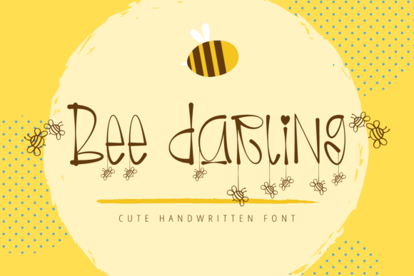 Bee Darling Font Bee Darling Font Poster 1