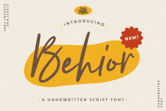 Behior Font Poster 2