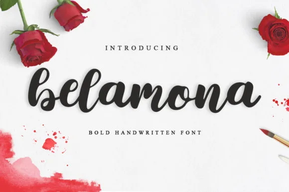 Belamona Font Belamona Font Poster 1
