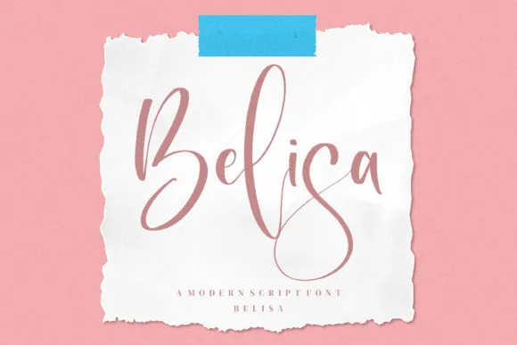 Belisa Font Belisa Font Poster 1