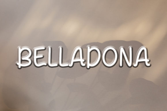 Belladona Font Poster 1