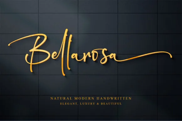 Bellarosa Font Bellarosa Font Poster 1