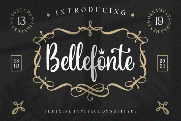 Bellefonte Font Poster 1