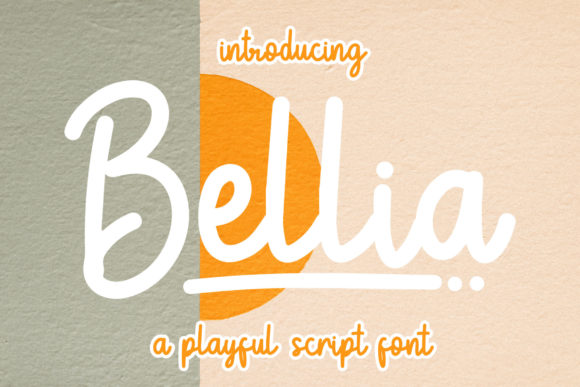 Bellia Font Poster 1