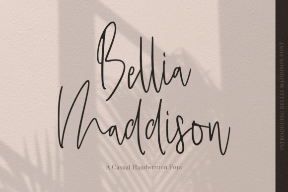 Bellia Maddison Font Poster 1