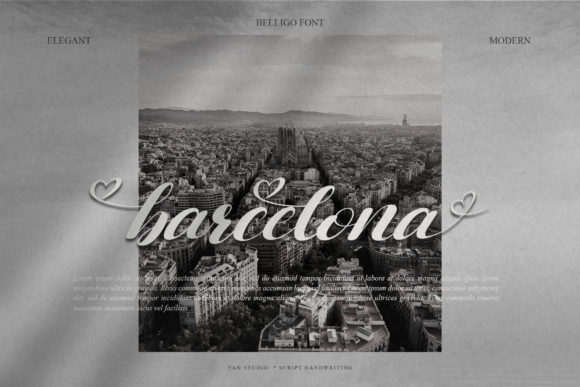 Belligo Font Poster 5