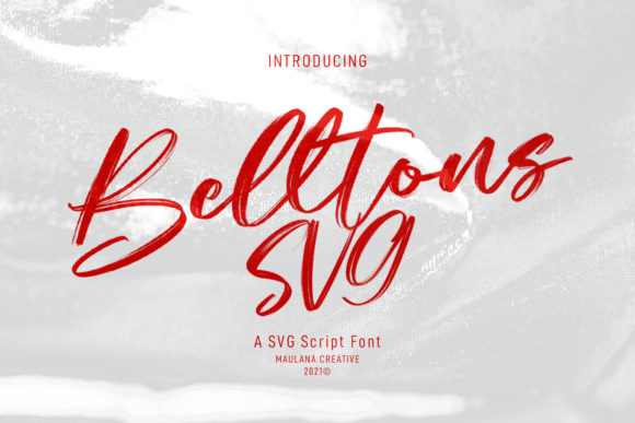 Belltons Font Poster 1