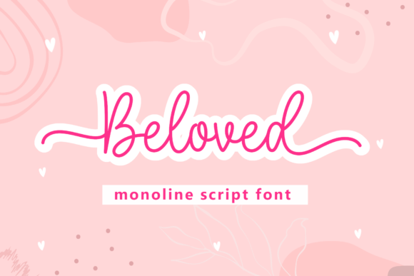 Beloved Font Poster 1