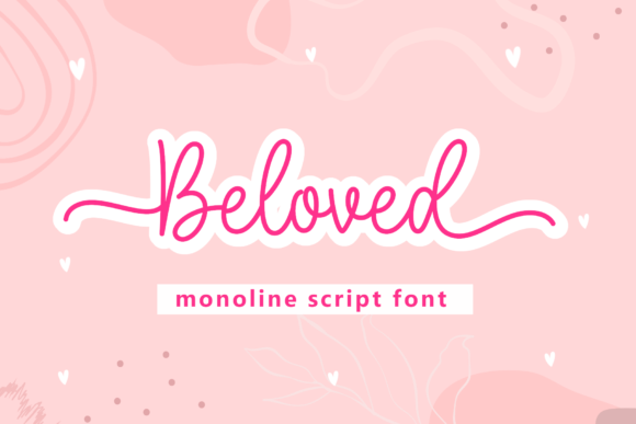 Beloved Font Beloved Font Poster 1