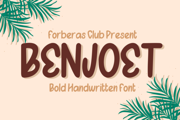 Benjoet Font Poster 1