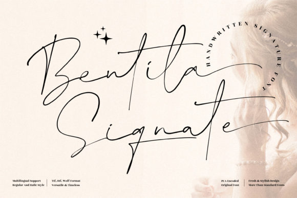 Bentila Signate Font