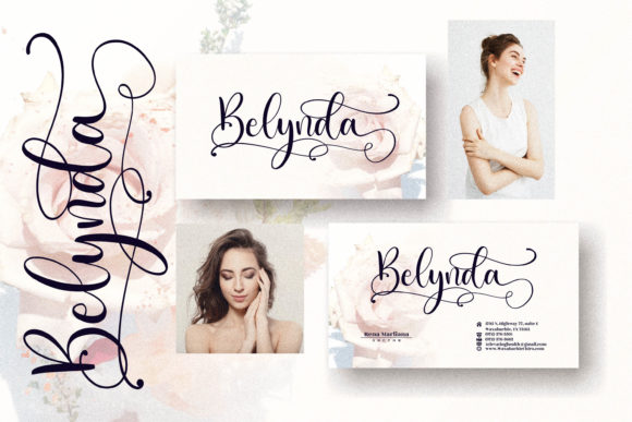 Benttaria Delissha Font Poster 9