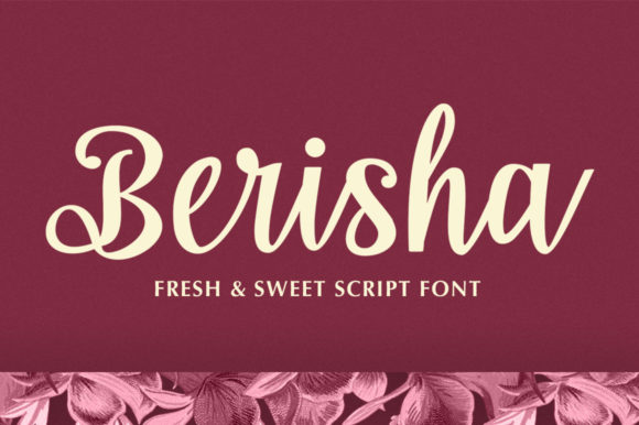 Berisha Script Font Poster 1