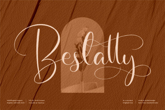 Beslatty Font Poster 1