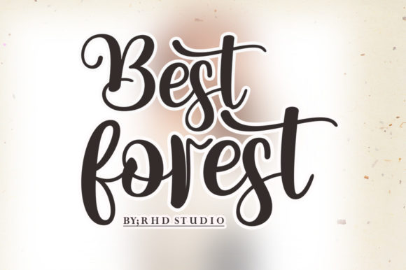 Best Forest Font Poster 9