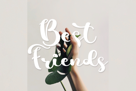 Best Friends Font Best Friends Font Poster 1