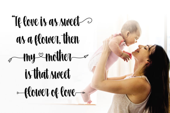 Best Mother Font Poster 4