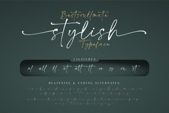 Best Soulmate Font Poster 3