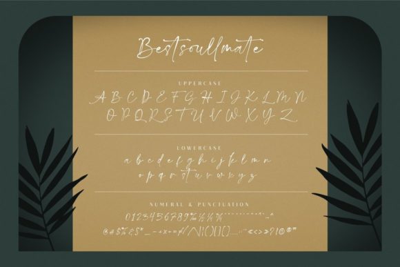 Best Soulmate Font Poster 4