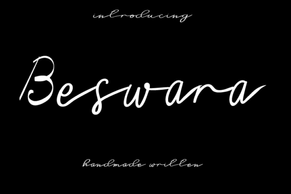 Beswara Font Poster 1