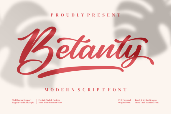 Betanty Font Betanty Font Poster 1