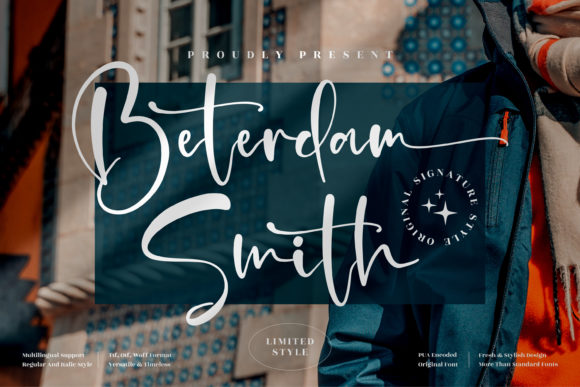 Beterdam Smith Font