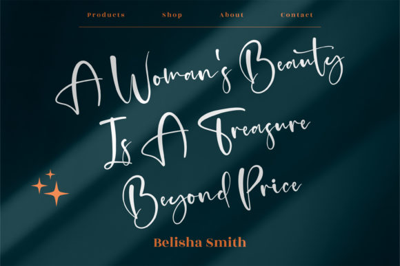 Beterdam Smith Font Poster 8