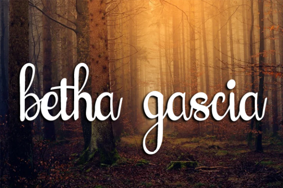Betha Gascia Font Betha Gascia Font Poster 1