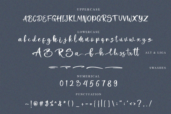 Bettani Sellia Font Poster 8