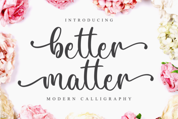 Better Matter Font Poster 1