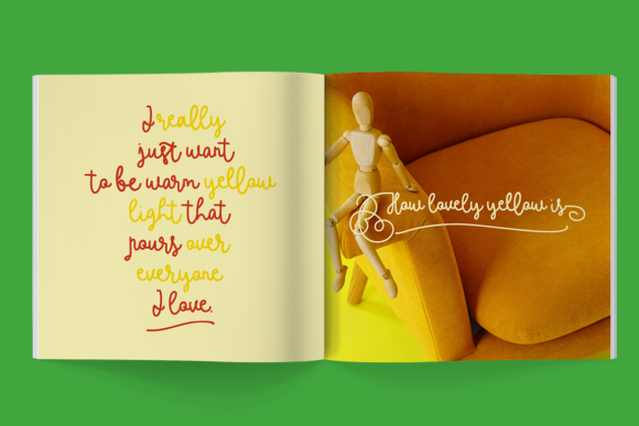 Betterina Script Font Poster 3