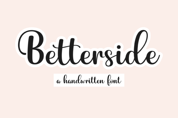 Betterside Font Poster 1