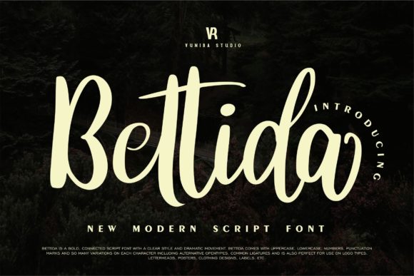 Bettida Font Poster 1