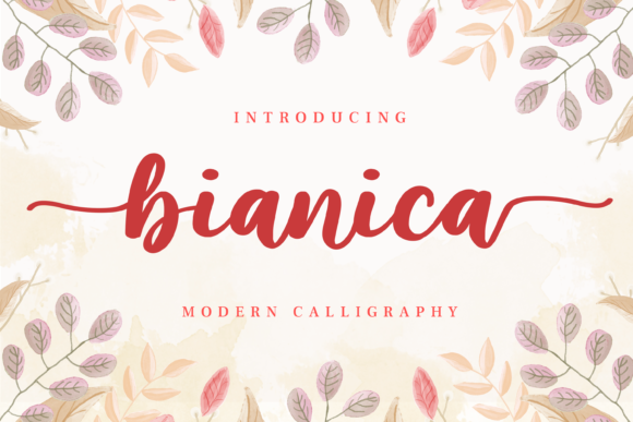 Bianica Font Poster 1