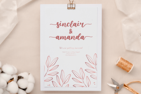 Bianica Font Poster 3