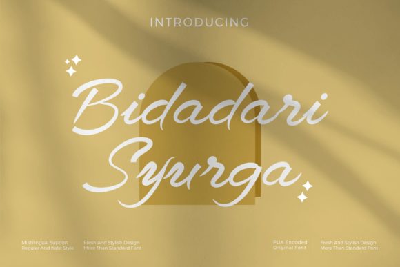 Bidadari Syurga Font Poster 1