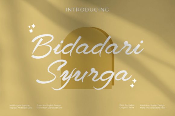 Bidadari Syurga Font