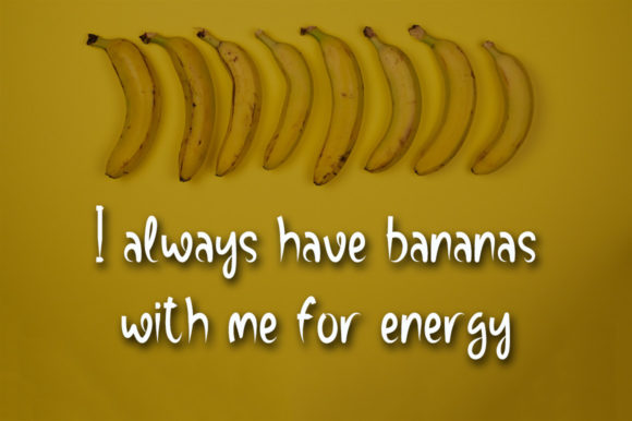 Big Banana Font Poster 2