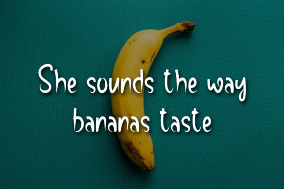 Big Banana Font Poster 4