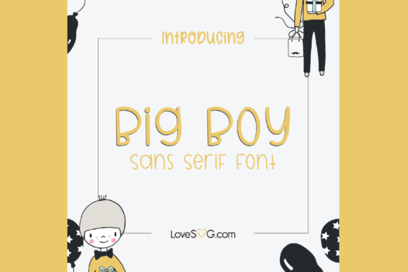 Big Boy Font Big Boy Font Poster 1