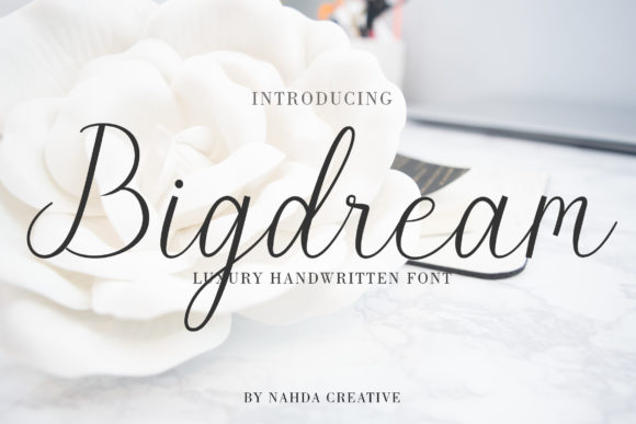 Bigdream Font Poster 1
